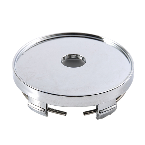 Set di 4 coprimozzi cromati per auto, in plastica, universali, da 60 mm 2