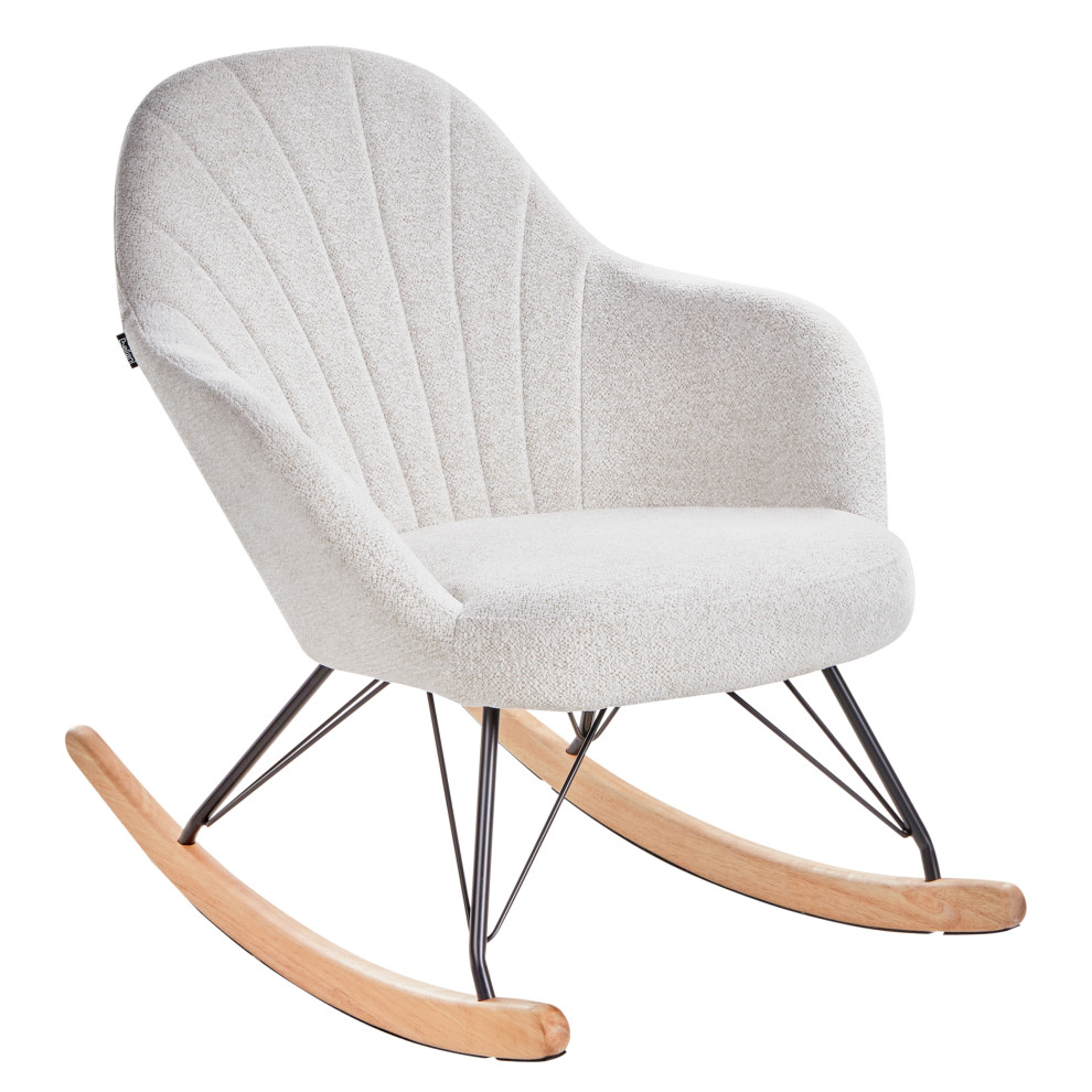 Rocking Chair SKALE Fabric Off-White
