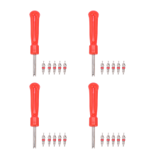 Outil Demonte Valve Pneu + 5 Valve pour Voiture Velo Moto