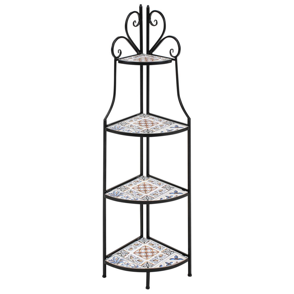 Shelving Unit FAVARA Metal 43 cm 32 cm Black