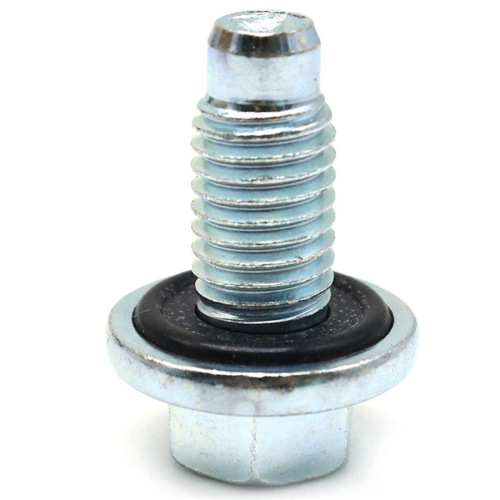 Oil Pan Drain Plug Bolt W/ O-Ring for 1