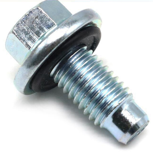 Oil Pan Drain Plug Bolt W/ O-Ring for 2