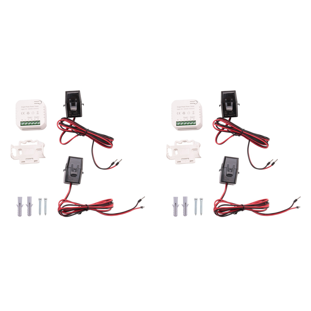Tuya Smart Wifi Energy Meter 80A With Current Transformer 90-250V,2Ct 4713147699469