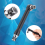 L Shape 1/4Inch Hex Wrench Double Head Right Angle Screwdriver Bits 5
