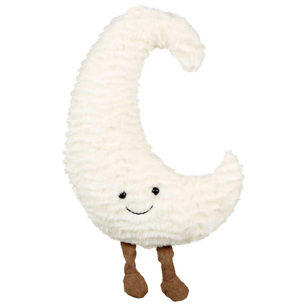 Throw Cushion MOONLIGHTER 21 x 40 cm Off-White Moon