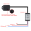 Car 360 Panoramic Detection Vibration Sensor Alarm Anti-Theft Device 3