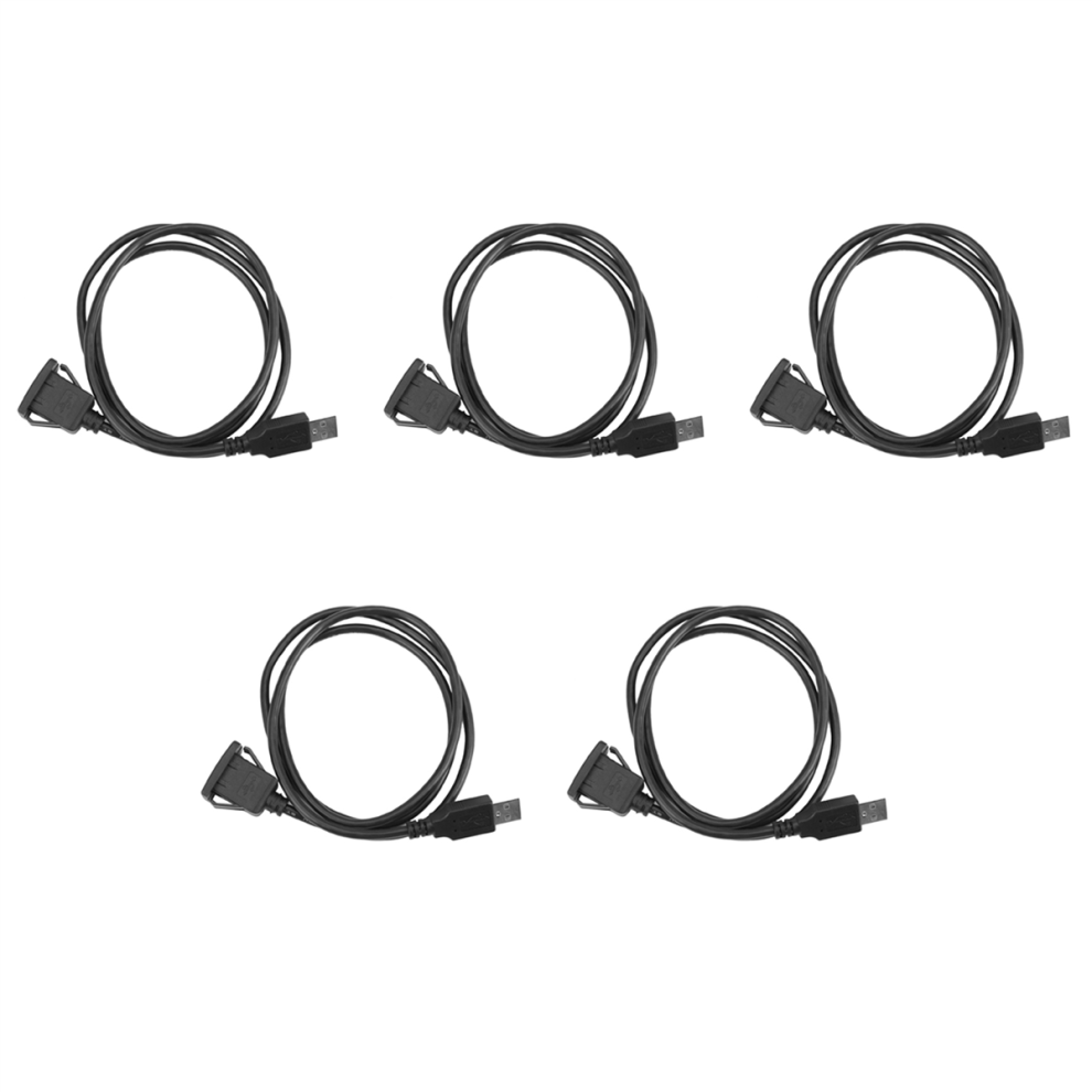 Car Dash Board Flush Mount Usb Male To Female Socket Cable 1M 4713147605064