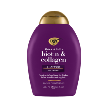 OGX Biotin & Collagen Shampoo Thickening & Volumizing Formula for Fuller, Stronger, Healthier Hair - 385ml