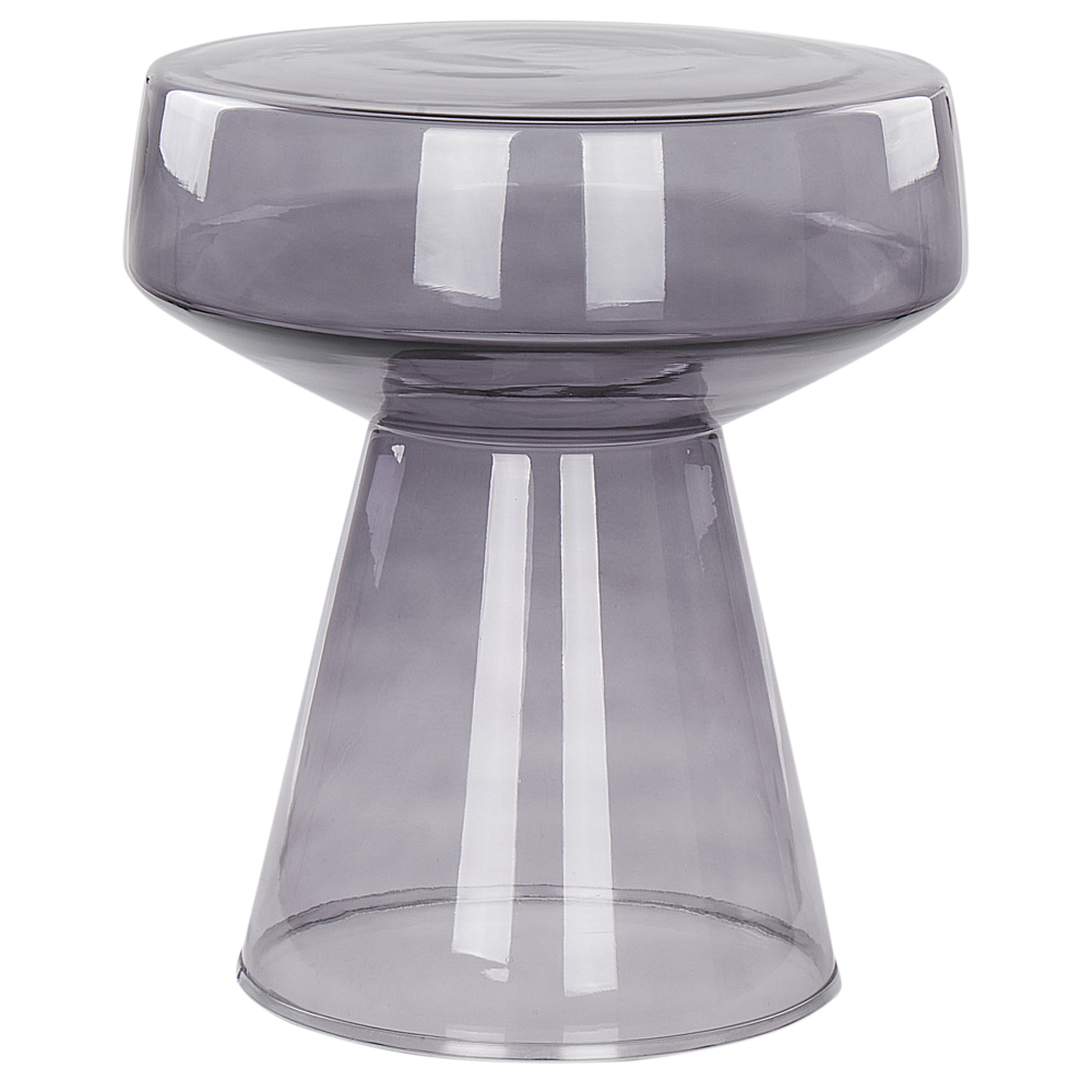 Side Table LAGUNA Glass Grey