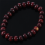 Buddhist Brown Wood Round Beads Elastic String Wrist Bracelet 5