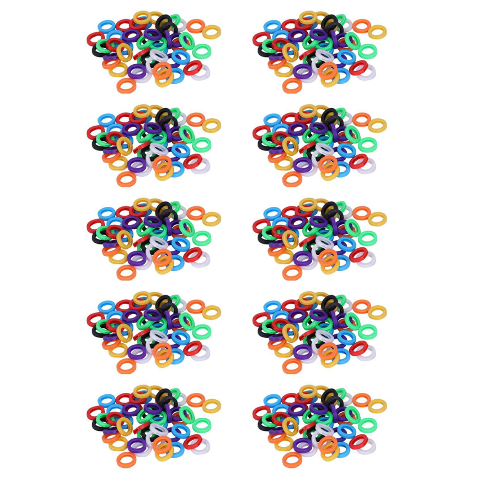 50Pcs Small Size Id Identify Key Ring Cap Tag 4713147605873