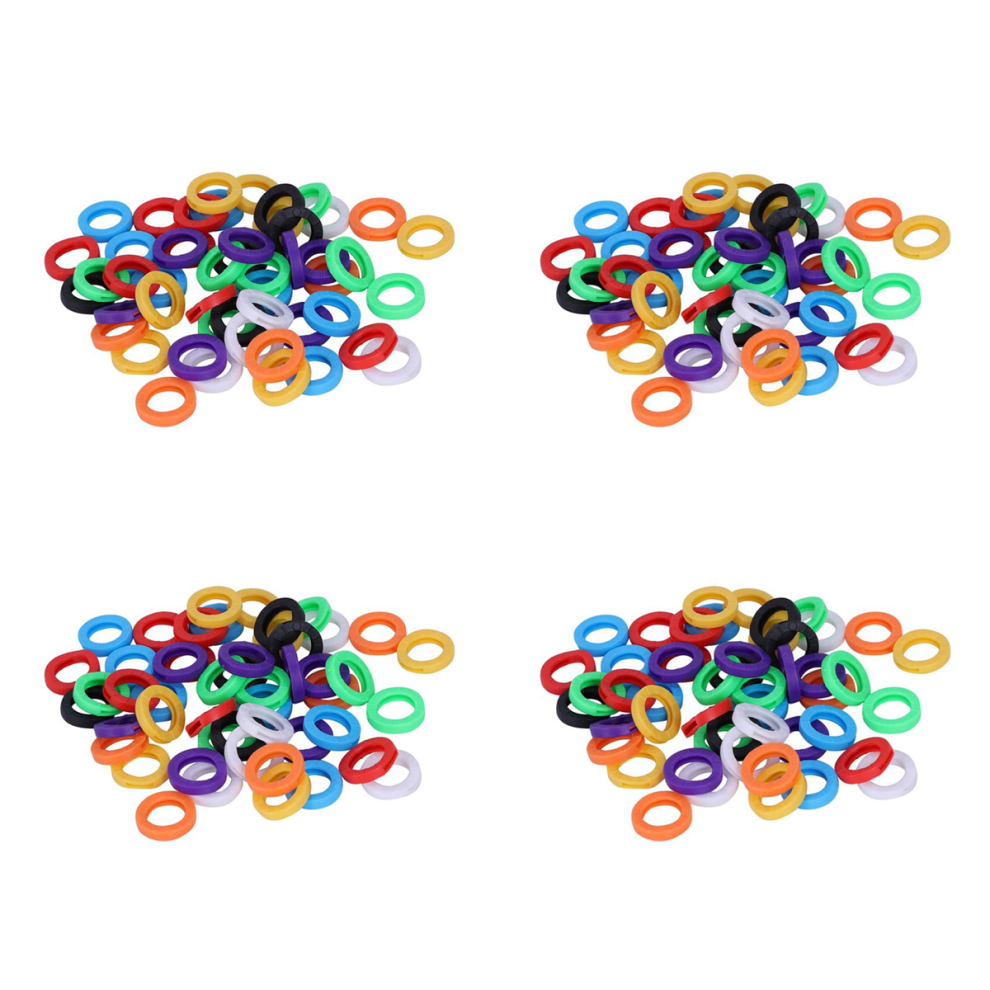 50Pcs Small Size Id Identify Key Ring Cap Tag 4713147605866