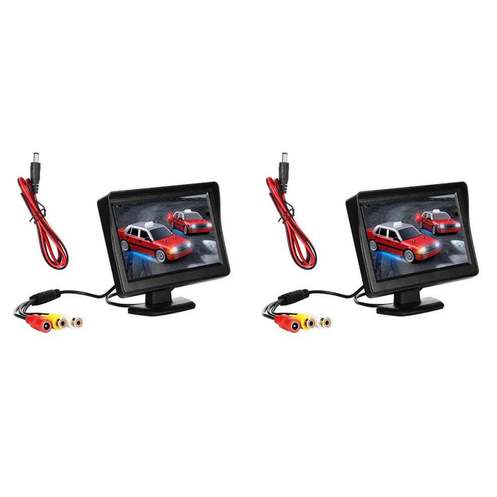 Dc 9V-24V 4.3 Inch Car Rearview Monitor Kit Tft Lcd Black 4713147603862