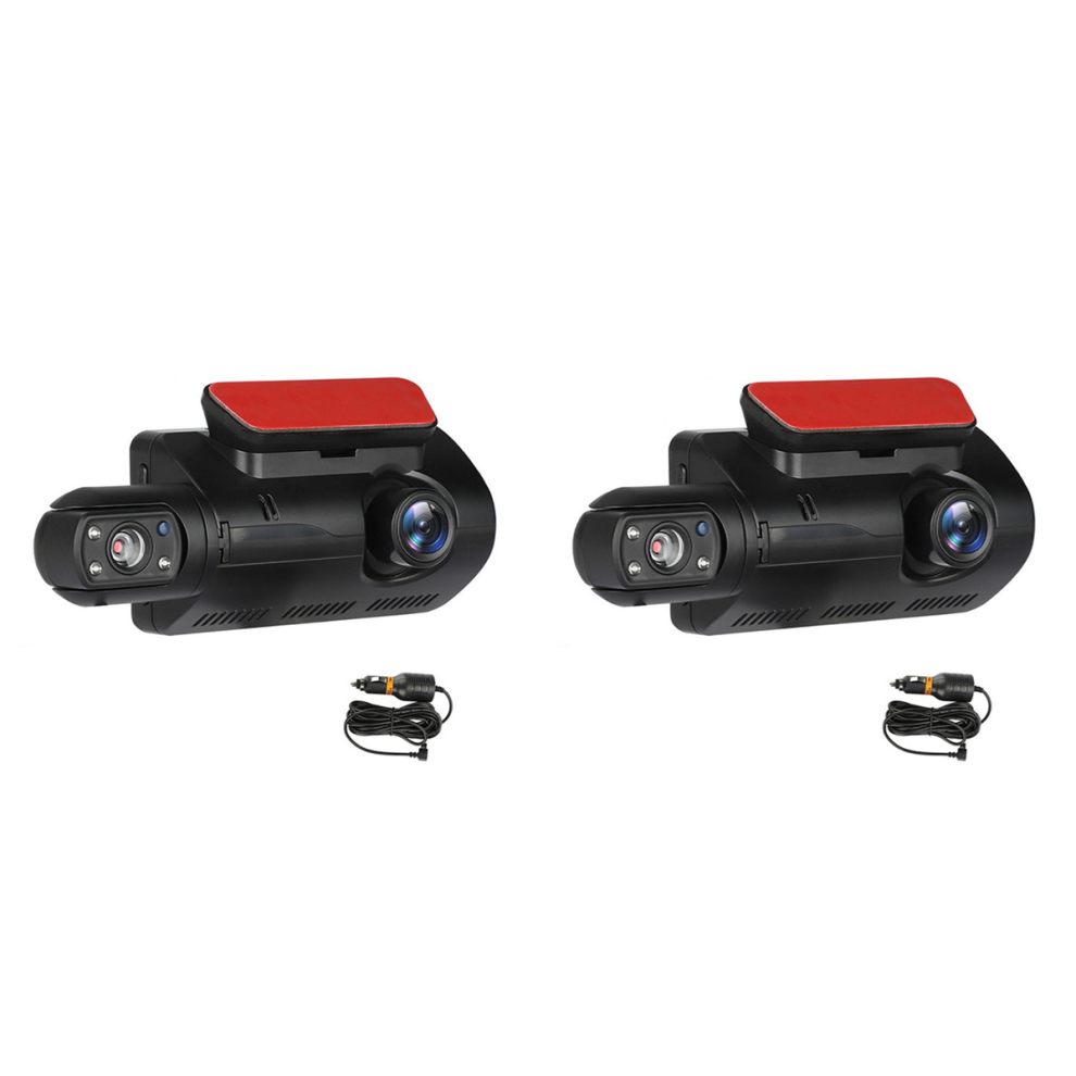 Dual Dash Cam Front And Inside 1440P+1080P Car Box Dash Camera Black 4713147607266