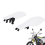 Paramani per motocross, protezione per le mani per moto, bianco 5