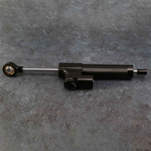 Ammortizzatore di sterzo universale per moto, stabilizzatore lineare invertito, nero