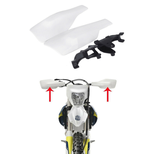 Motocross Handguard Motorcycle Hand Guard Protector White 1