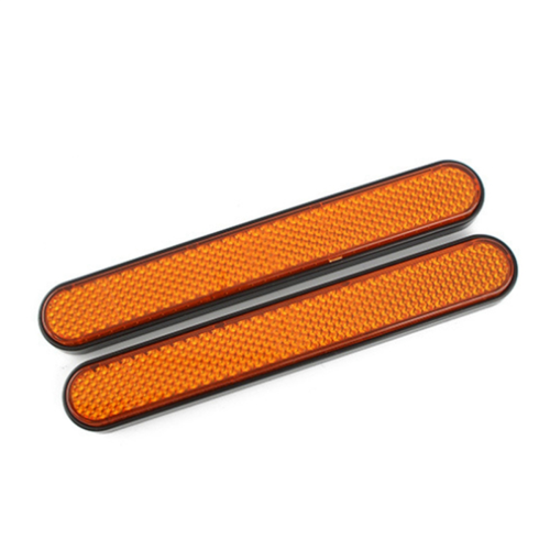 Motorcycle Front Fork Reflector for Softail 883 1200 Yellow 2
