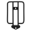 Motorcycle Rack Backrest Rear for (Black) 2