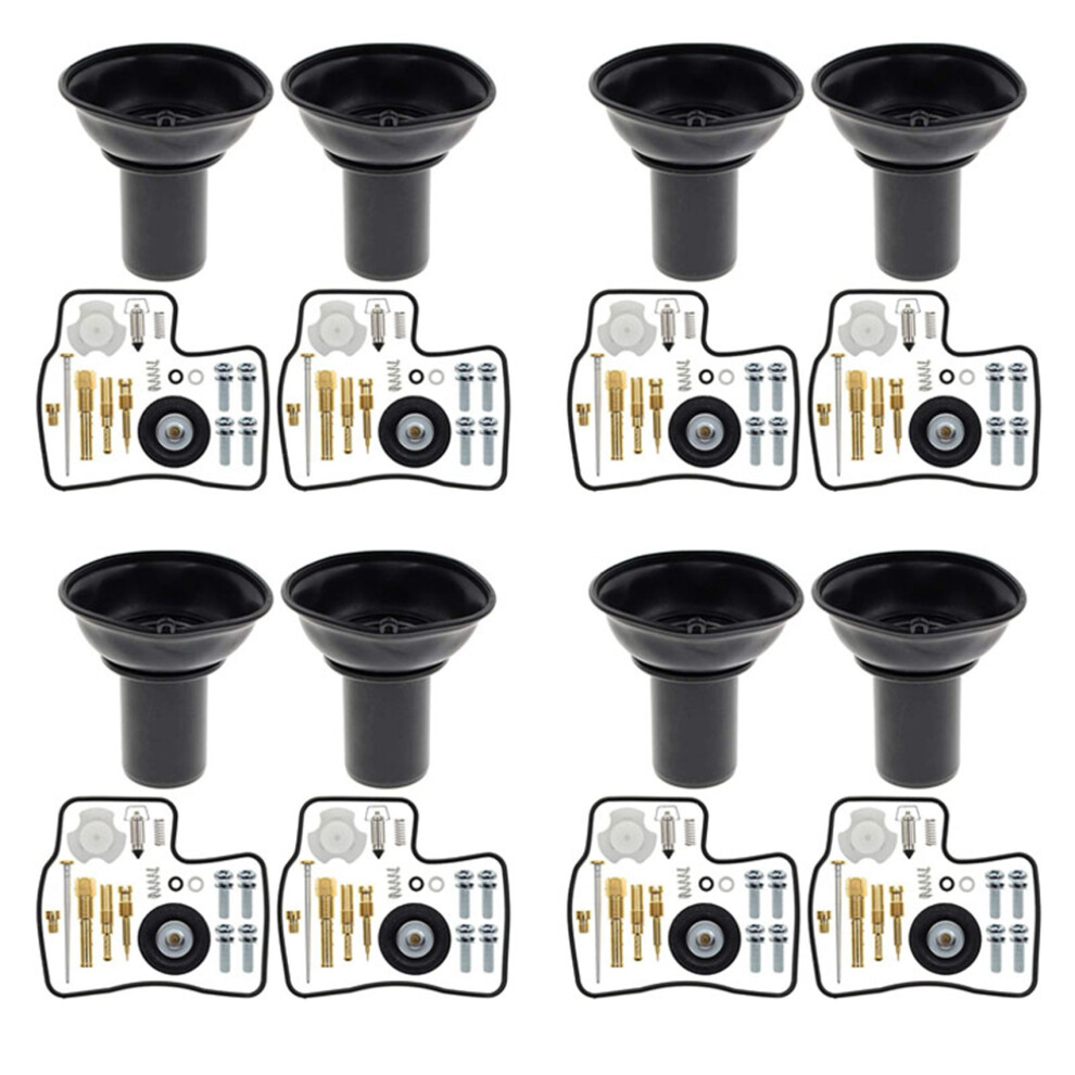 8X Repair Kit Carburetor Diaphragm Plunger For Steed Vlx 400 4713147696796