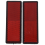 rectangle red Reflectors Universal For Motorcycles ATV Dirt Bikes 3