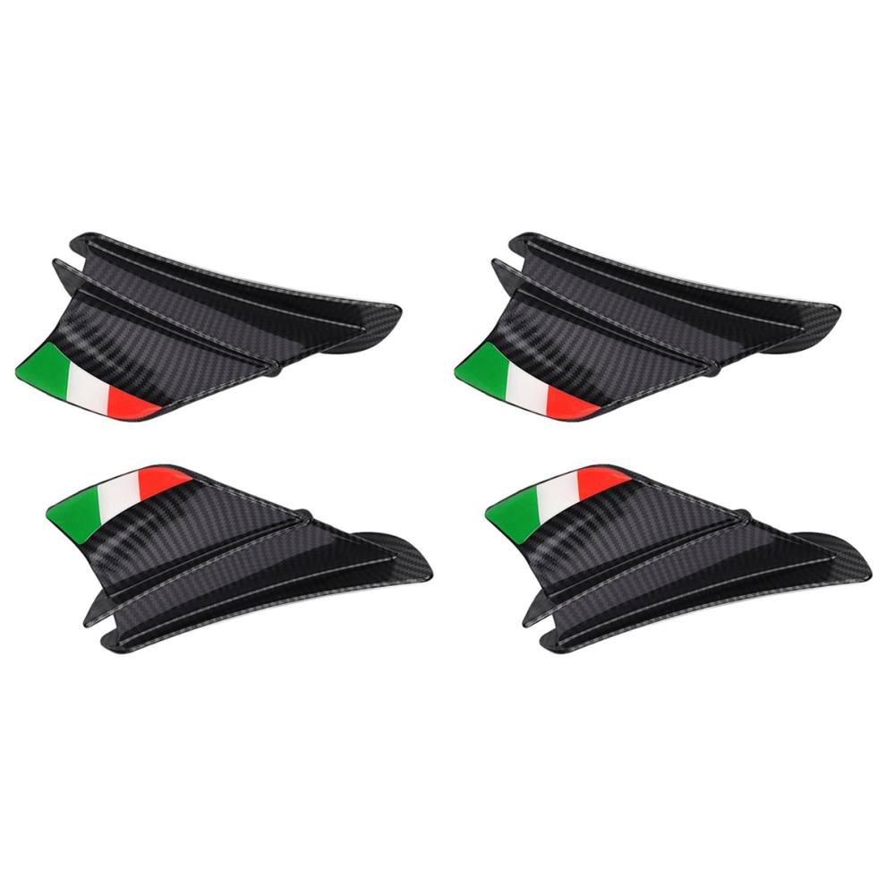 Spoiler Wind Flow Fixing Wing For S1000rr V4 -10R R1,Matte Black 4713147630714