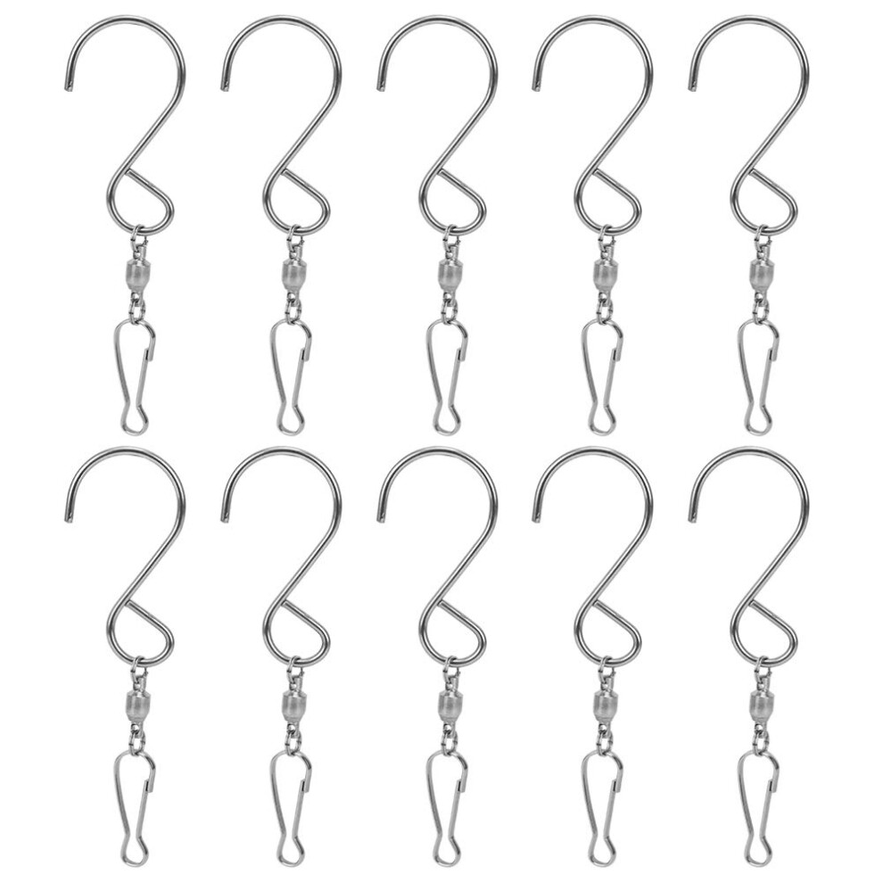 Shook Clip, Stainless Steel, 360 Rotatable, 10 Pieces 6493810316081