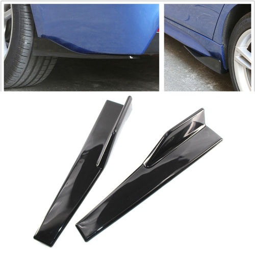 Side Skirts Fits Universal Vehicles Black 450mm Splitter(Gloss Black) 1