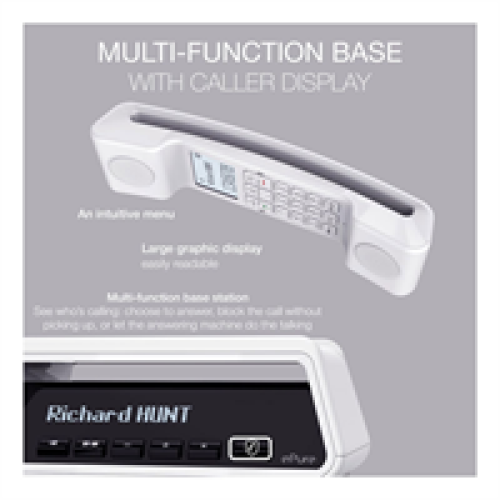 Alcatel Alcatel Epure Premium Cordless Phone With Answer Machine - White 2