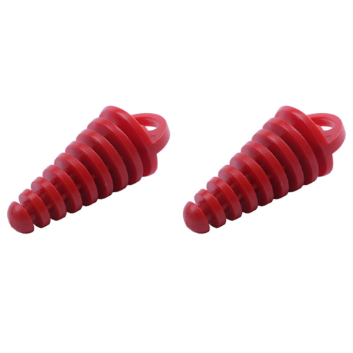 Muffler Pipe Exhaust Plug for Motorcycle 2 4 Stroke, Red