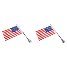 Motorcycle Decoration Adjustable Pole Mount Flag for Dyna Street