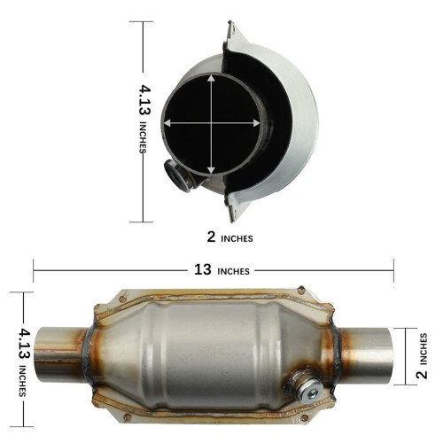 Inlet/Outlet Universal Catalytic Converter 1
