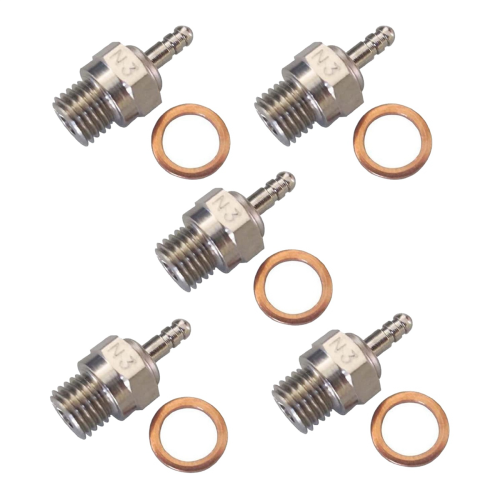 5Pcs N3 Glühkerze Nitro Truck Hot Spark Motorteile 1