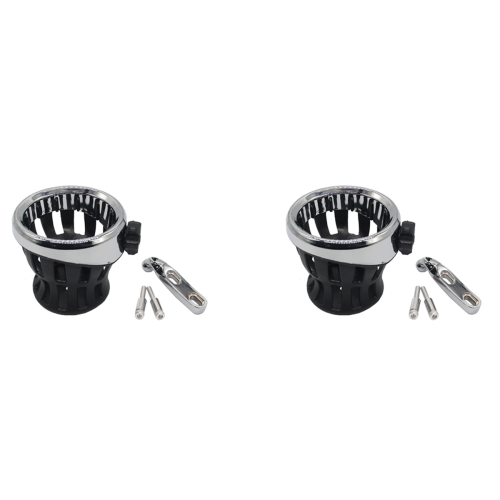 Motorcycle Handlebar Cup Holder for GL1800 Goldwing Silver 2