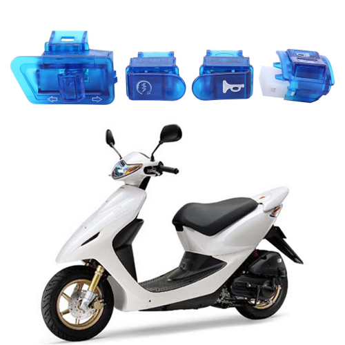 Interruttore clacson per moto per AF27 AF28 AF34 AF35 Blu 2