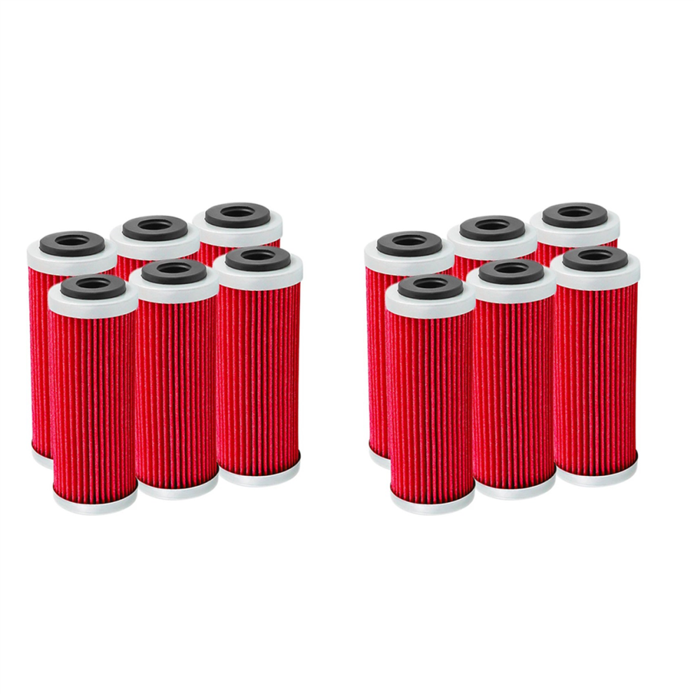 6Pcs Motorcycle Oil Filter For Sx Sxf Sxs Exc Exc-F Exc-R Xcf 4713147619214