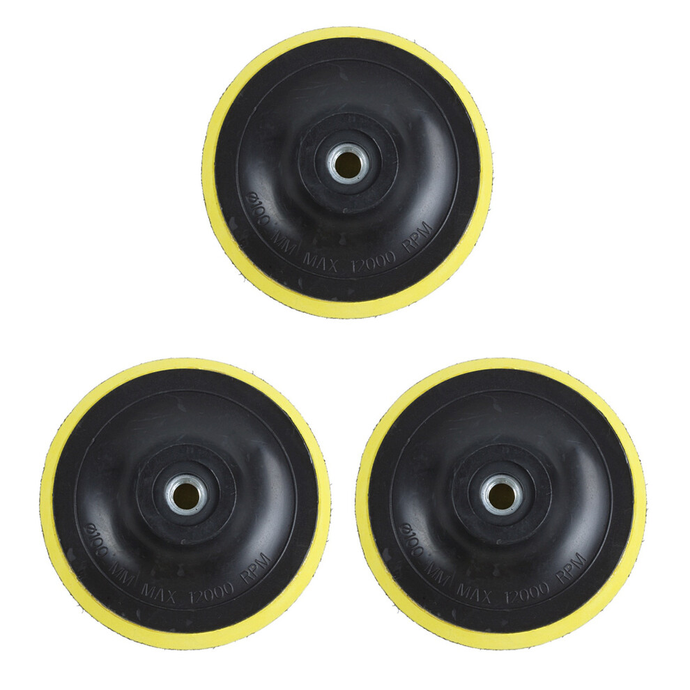 Vinkelsliber Slibning Polering Velcro Bagskive 4 Tommer Dia-image