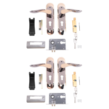 Indoor Household Door Handle for Home with Security Lock Key Set
