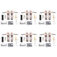 Indoor Household Door Handle for Home with Security Lock Key Set
