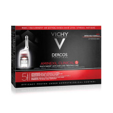 Vichy Dercos Aminexil SP94 Hair Loss Treatment for Men 21x6ml Strengthening Anti-Hair Fall Ampoules for Thicker, Fuller Hair