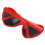 Mode Niedlich Retro Liebe Herzform Sonnenbrille Rot 6