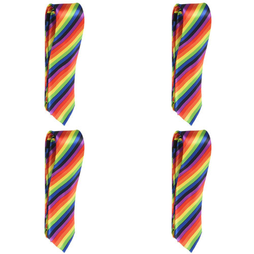 Herrenmode, lässig, schmal, schmale Krawatte, 19 (Regenbogenfarbe)