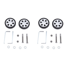 Set di 2 ruote di ricambio per valigie da 55x13 mm A