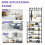 Living And Home Entryway 5 Tier Shoe Rack with Coat Hanger 3