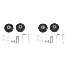 Set di 2 ruote di ricambio per valigie da 50 x 22 mm