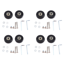 Set di 2 ruote di ricambio per valigie da 50 x 22 mm