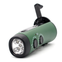 Hand Crank Charger Hand Crank Lights Battery Operated AM FM Green