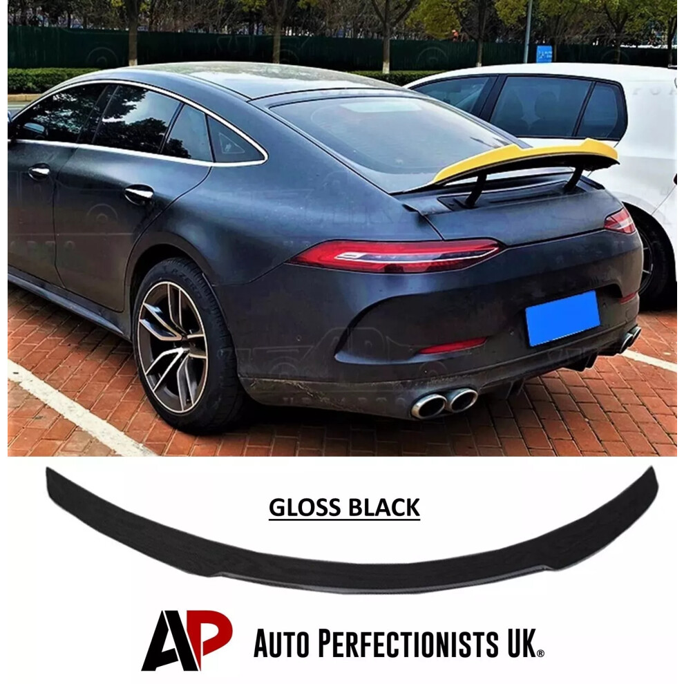 For Mercedes Amg Gt53 Gt63s 4 Door Coupe X290 Boot Lip Spoiler 2020+ Black 5061072663444