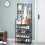 Living And Home Entryway 5 Tier Shoe Rack with Coat Hanger 1