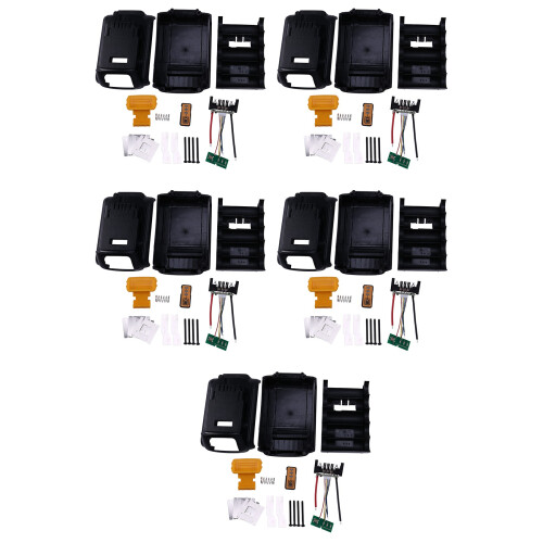 5X Li-Ion Battery Replacement Plastic Case Kit (No Battery Cell)